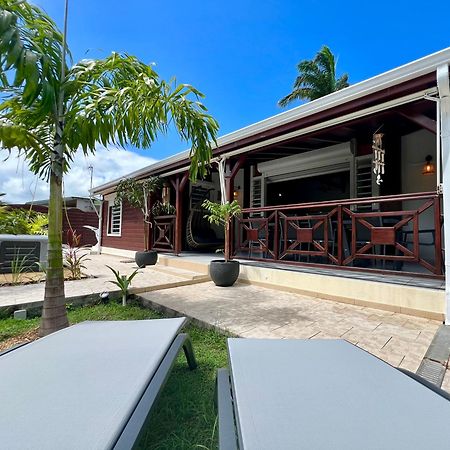 Villa Simeon Saint Francois Avec Piscine Privee Et Jacuzzi Proche Plage Exterior photo
