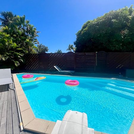 Villa Simeon Saint Francois Avec Piscine Privee Et Jacuzzi Proche Plage Exterior photo