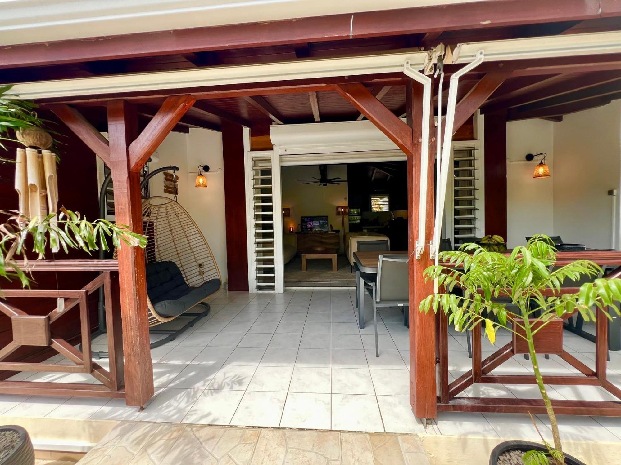 Villa Simeon Saint Francois Avec Piscine Privee Et Jacuzzi Proche Plage Exterior photo