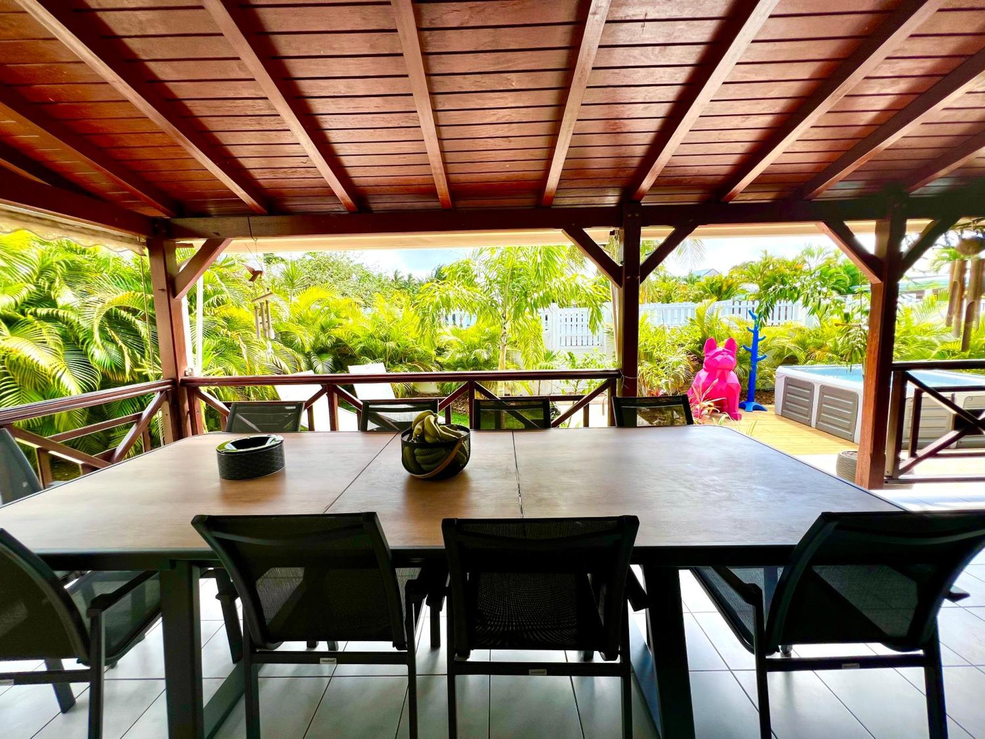 Villa Simeon Saint Francois Avec Piscine Privee Et Jacuzzi Proche Plage Exterior photo