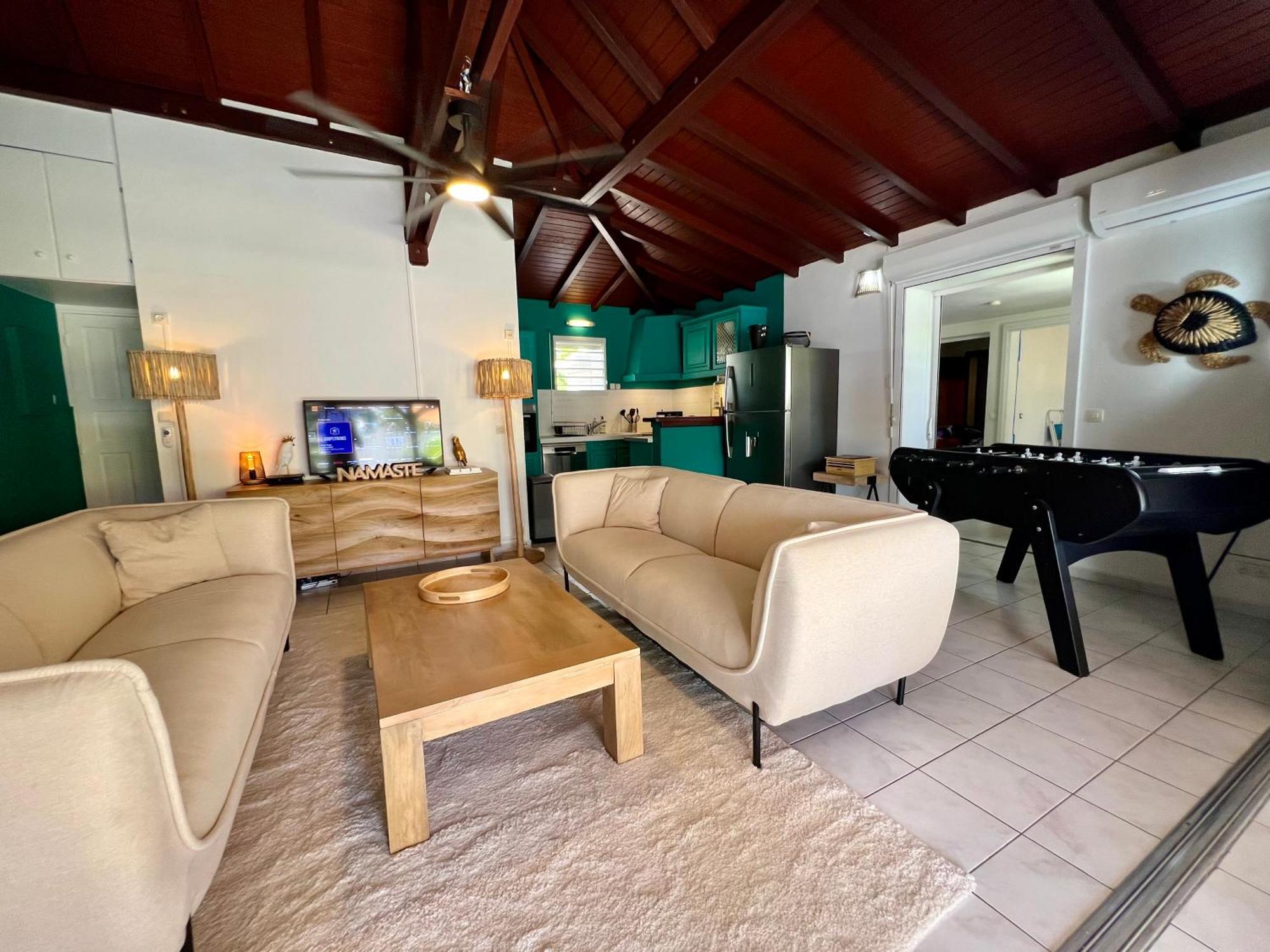 Villa Simeon Saint Francois Avec Piscine Privee Et Jacuzzi Proche Plage Exterior photo